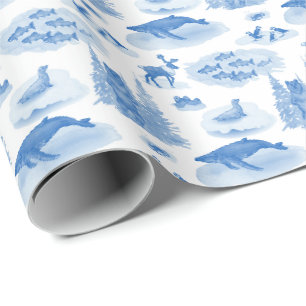 Alaska Djurtoalett (Wedgewood Blå) Presentpapper