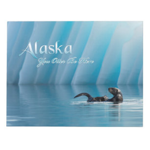 Alaska-du kan vara här anteckningsblock