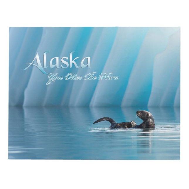 Alaska-du kan vara här anteckningsblock (Framsida)