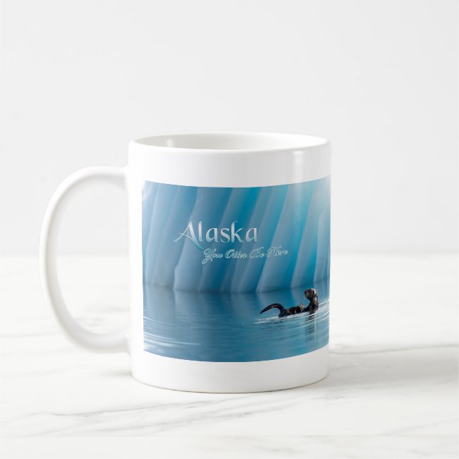 Alaska-du kan vara här kaffemugg (Vänster)