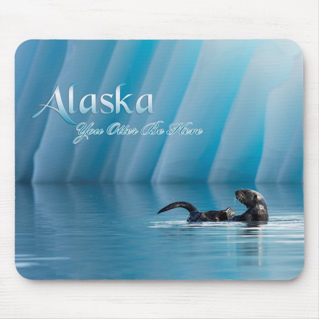 Alaska-du kan vara här musmatta (Framsidan)