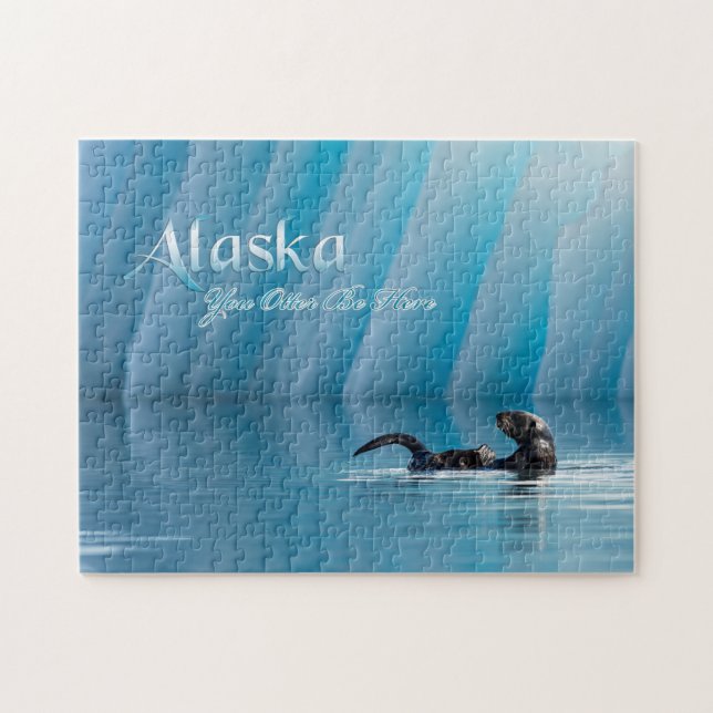Alaska-du kan vara här pussel (Horisontell)