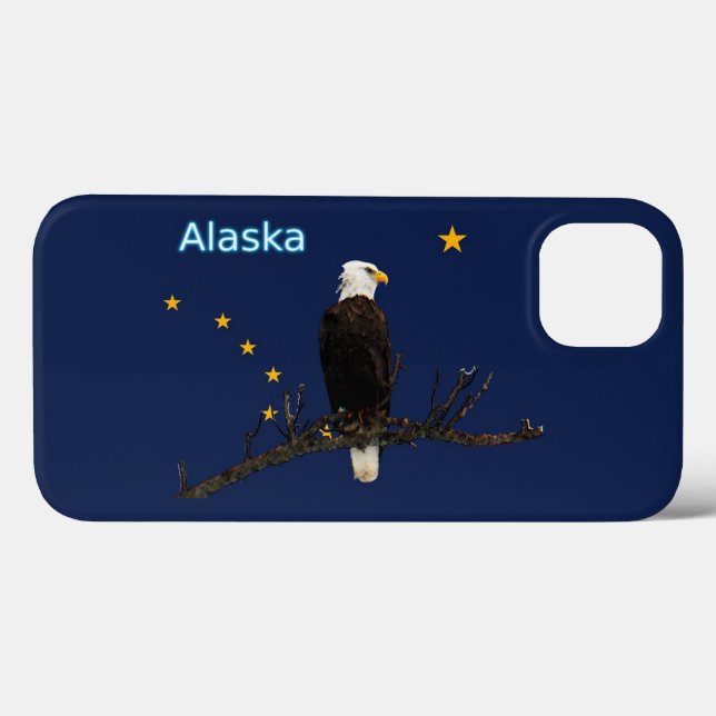 Alaska Eagle och Flagga (Baksida (horisontell))