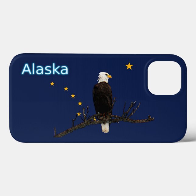 Alaska Eagle och Flagga (Baksida (horisontell))