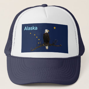 Alaska Eagle och Flagga Keps