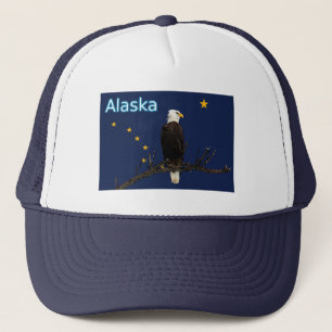 Alaska Eagle och Flagga Keps