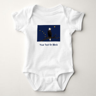 Alaska Eagle och Flagga Tee Shirt
