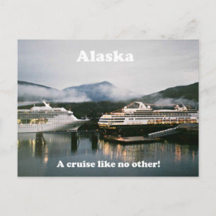 Alaska, en kryssning som ingen annan! vykort