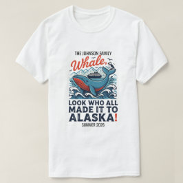 Alaska Familjekryssningsresa Anpassad Grupp T Shirt