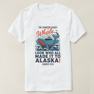 Alaska Familjekryssningsresa Anpassad Grupp T Shirt