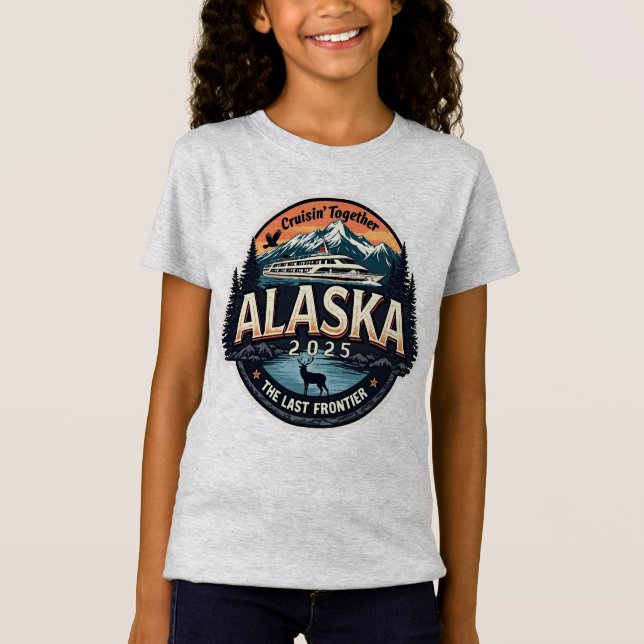 Alaska Family Cruise 2025 T Shirt (Framsida)