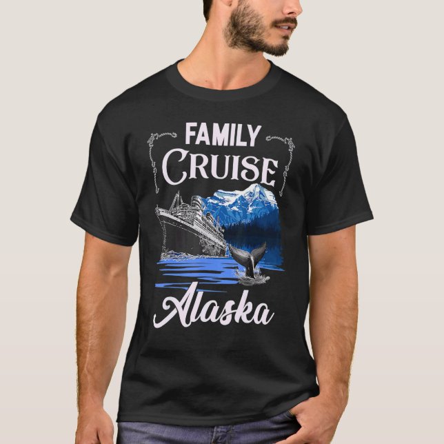 Alaska Family Cruise T Shirt (Framsida)