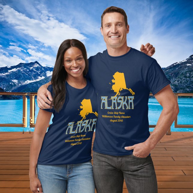 Alaska Family Cruise Vacation T Shirt (Alaska Cruise Family Reunion Shirts For Vacation Travel)