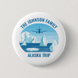 Alaska Family Vacation Anpassningsbar Blue Glacier Knapp