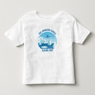 Alaska Family Vacation Anpassningsbar Coola Glacie T Shirt