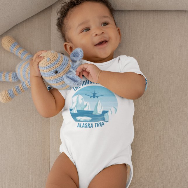 Alaska Family Vacation Glacier Cute Anpassningsbar T Shirt (Skapare uppladdad)