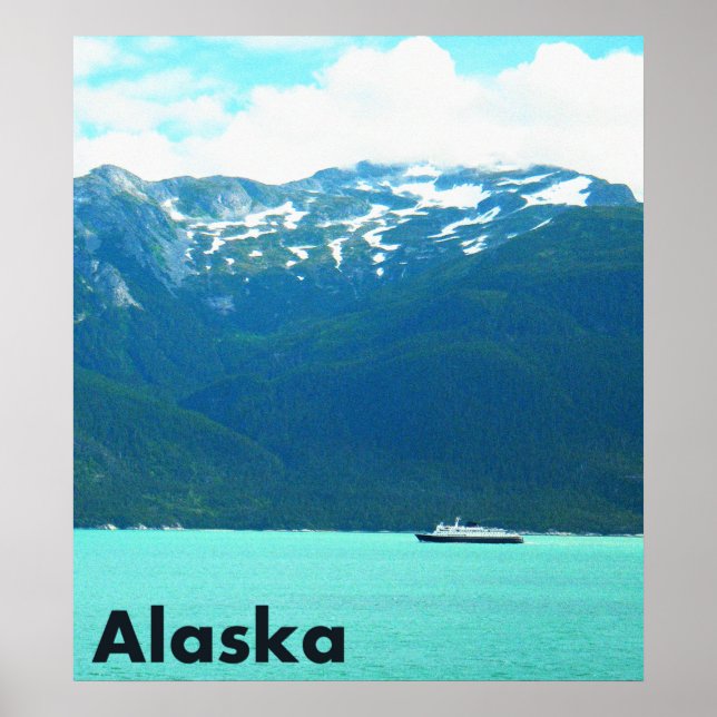 Alaska Ferry Poster (Framsidan)