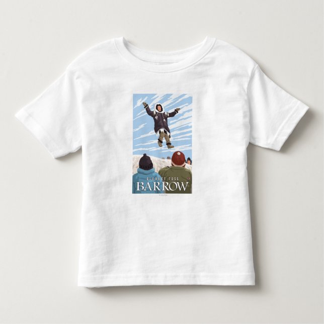 Alaska filtdugg - Barrow, Alaska Tee (Framsida)
