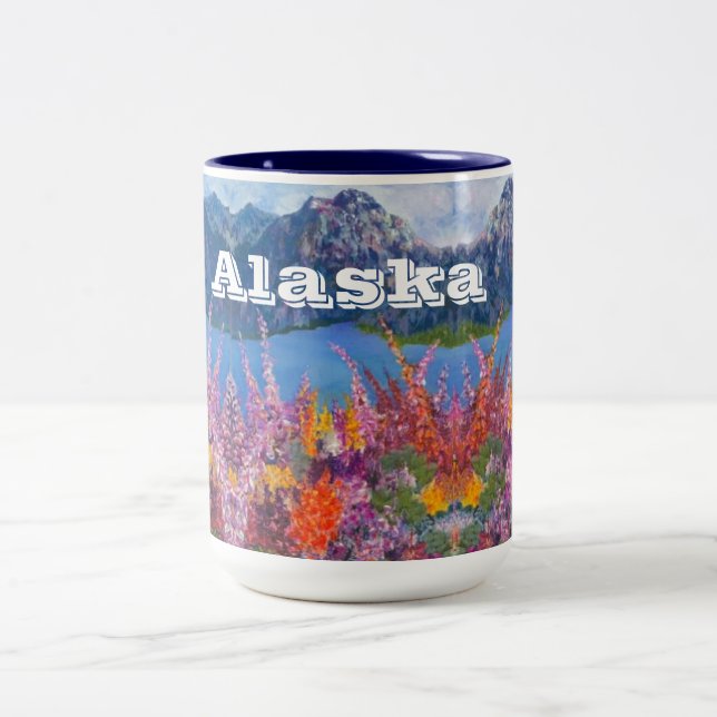 Alaska Fireweed 15oz Coffee Mugg (Center)