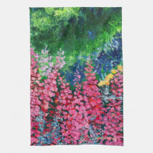 Alaska Fireweed Kitchen Towel
