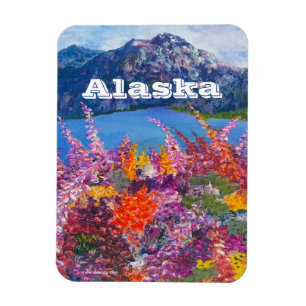 Alaska Fireweed Magnet