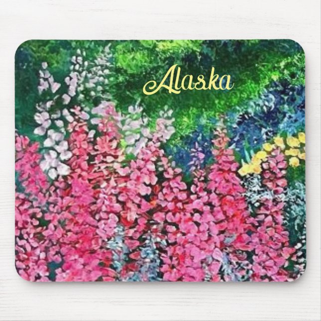 Alaska Fireweed Mousepad Musmatta (Framsidan)