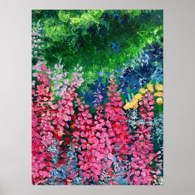 Alaska Fireweed Poster (Framsidan)