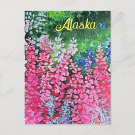 Alaska Fireweed-vykort Vykort