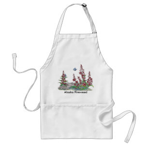 Alaska Fireweed WildblomGarden Apron Förkläde