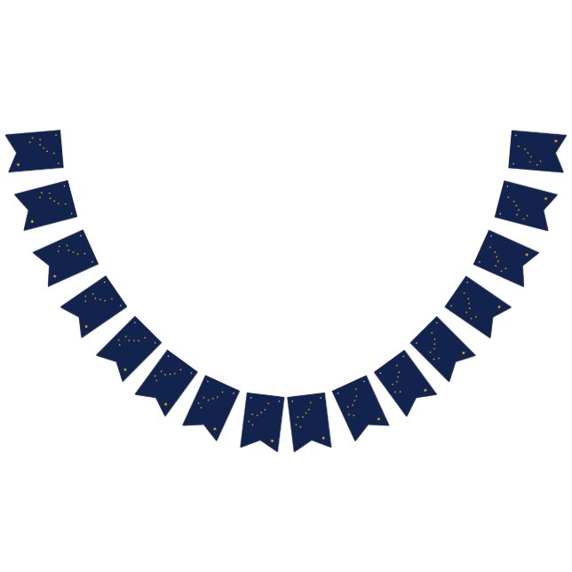 Alaska flagga, amerikansk statlig flagga-banderoll vimplar (Alla)