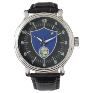 Alaska flagga armbandsur