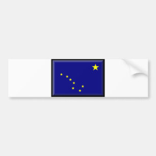 Alaska flagga bildekal
