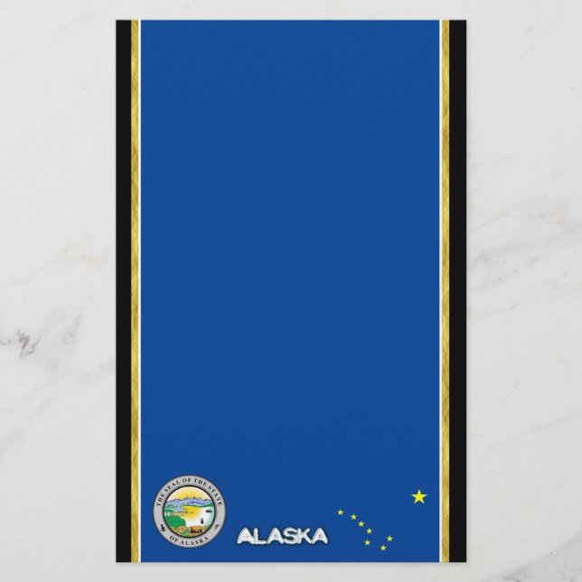 Alaska flagga brevpapper (Framsida)