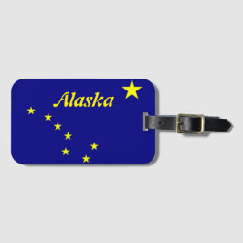 Alaska Flagga Luggage Tag Bagagebricka