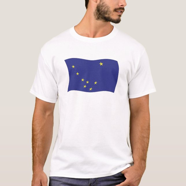 Alaska Flagga Tröja (Framsida)