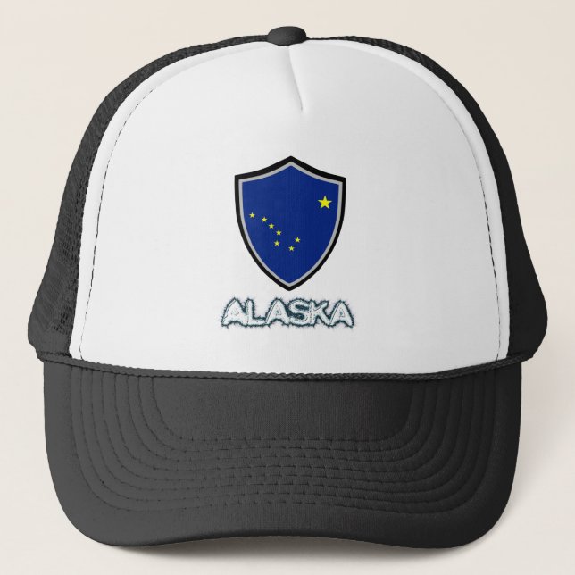 Alaska flagga truckerkeps (Framsida)