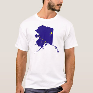 Alaska flaggakarta tee