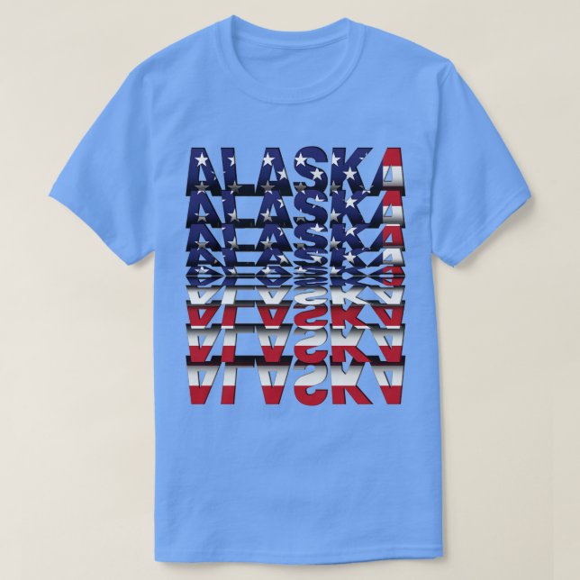 Alaska Flip Text, effekt T Shirt (Design framsida)