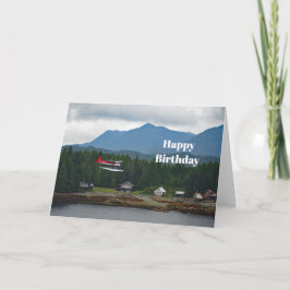 Alaska Floatplane Landcape Photo Birth Kort