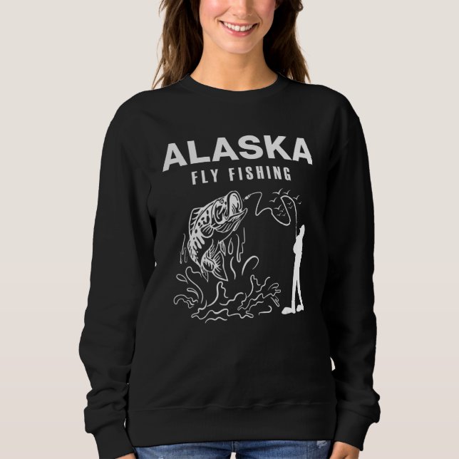 Alaska Fly Fishing Outdoors adventures outfit idea T Shirt (Framsida)