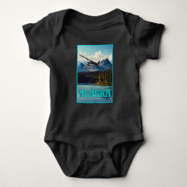 Alaska flyta flygplan t shirt