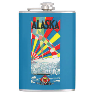 Alaska fodrar Steamshipaffischen Fickplunta