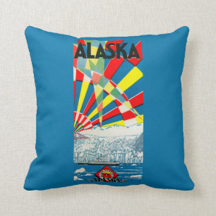 Alaska fodrar Steamshipaffischen Kudde