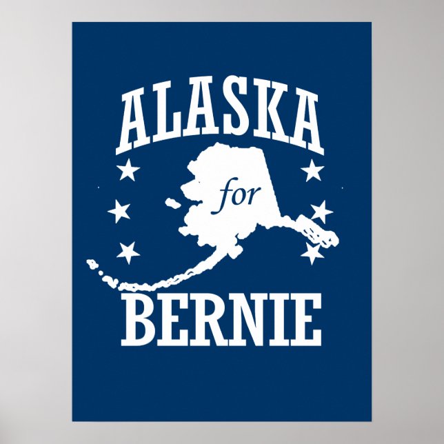ALASKA FOR BERNIE SANDERS POSTER (Framsidan)