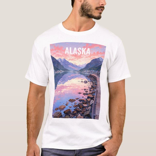 Alaska, Förenta staterna T Shirt (Framsida)