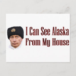 Alaska från mitt hus vykort