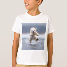Alaska Funny Polar Bear Unge Kids’ T-Shirt
