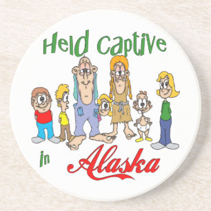Alaska Funny Trailer Park Sandstone Underlägg
