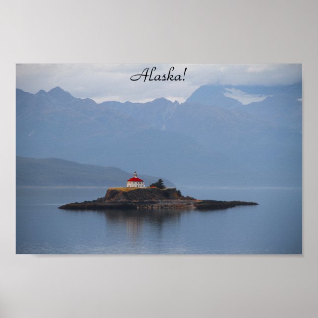 Alaska, fyr, fotografi, Ocean, Poster (Framsidan)