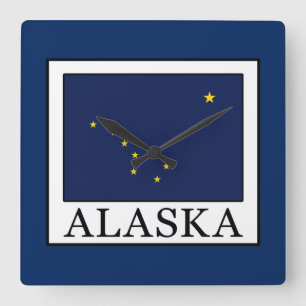 Alaska Fyrkantig Klocka